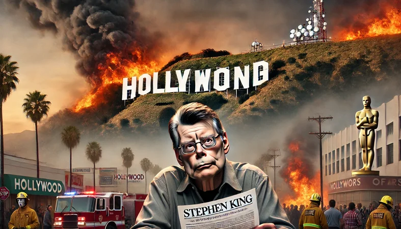 Steven King, Los Angeles'taki yangınlar nedeniyle 2025 Oscar töreninin iptal edilmesini çağrısında bulundu.